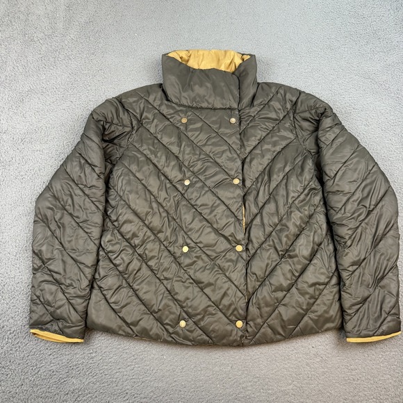 Scotch & Soda Other - Scotch & Soda Jacket Mens Large Quilted Puffer Reversible Snap Front Modern